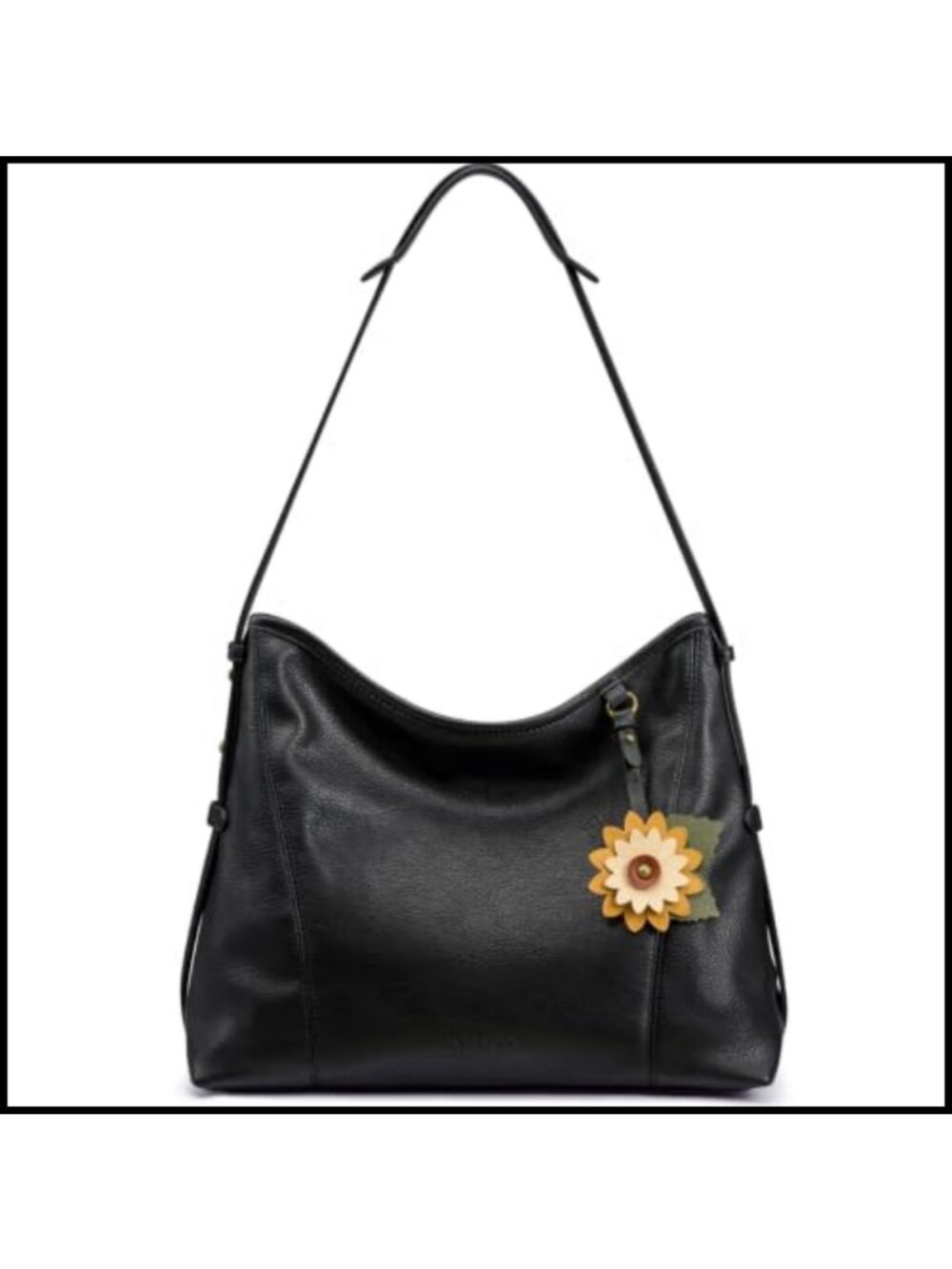 Hobo Bag PU Leather Shoulder Crossbody Purse Women Water-Resistant